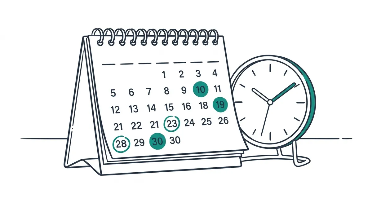 Calendario ADM con scadenze trimestrali e tempistiche di rimborso accise